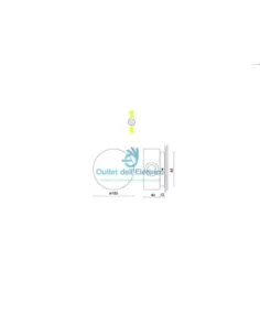 Côté E5860T-LBC-30 Appliquer neos rond 2x2w 500ma lbc 30° br 2